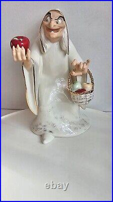 Lenox Disney Showcase Try An Apple Dearie Snowwhite Witch Figure