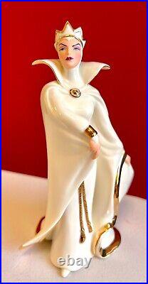 Lenox Disney Snow White The Empress Of Evil Figurine 24 K Gold & Ivory withBOX