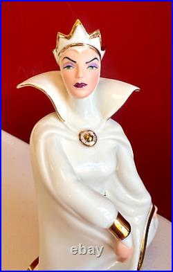 Lenox Disney Snow White The Empress Of Evil Figurine 24 K Gold & Ivory withBOX