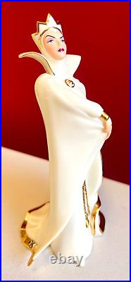 Lenox Disney Snow White The Empress Of Evil Figurine 24 K Gold & Ivory withBOX