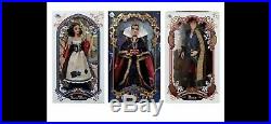 Limited Edition Snow White, Evil Queen And Prince Set. 17 Inch, New In Box