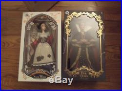 Lot of 2 Disney Store Snow White And Evil Queen Limited Edition Doll 17