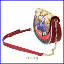Loungefly Cross Body Bag Snow White Evil Queen Throne new Official Disney Red