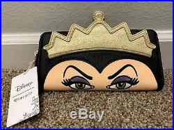 Loungefly Disney Evil Queen Snow White Villain Backpack + Matching Zipped Wallet