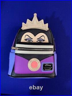 Loungefly Disney Evil Queen Snow White and the Seven Dwarves Mini Backpack New