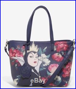 Loungefly Disney Snow White Evil Queen Floral Tote