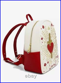 Loungefly Disney Snow White Evil Queen Heart box Mini Backpack