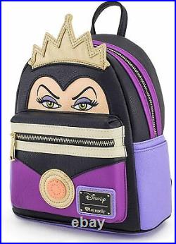 Loungefly Disney Snow White Evil Queen Mini Backpack Bag Purse