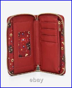 Loungefly Disney Snow White Evil Queen Sequined Figural Backpack & Wallet SET
