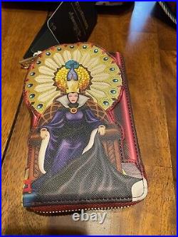 Loungefly Disney Snow White Evil Queen Throne Mini Backpack Purse Bag