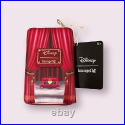 Loungefly Disney Snow White Evil Queen on Peacock Throne Mini Backpack/Wallet