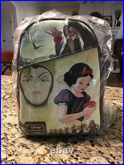 Loungefly Disney Snow White and Evil Queen Exclusive Backpack NWT