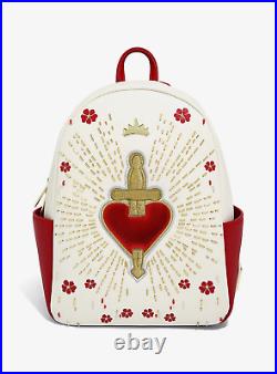 Loungefly Disney Snow White and the Seven Dwarfs Evil Queen Heart Mini Backpack