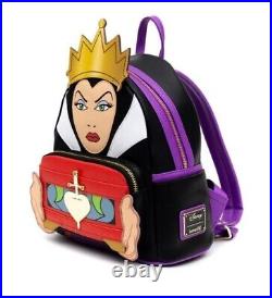 Loungefly Disney Snow White and the Seven Dwarfs Evil Queen Mini Backpack NWT