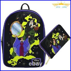 Loungefly Disney Snow White and the Seven Dwarfs Evil Queen Mini Backpack Set