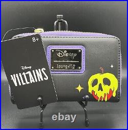 Loungefly Disney Snow White & the Seven Dwarfs Evil Queen Backpack & Wallet SET
