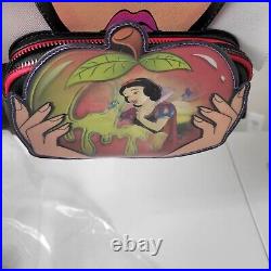 Loungefly Disney Villains Evil Queen Snow White Mini Holographic Backpack Wallet