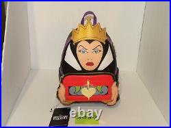 Loungefly Evil Queen Mini Backpack Disney Villains Snow White Lightly Used