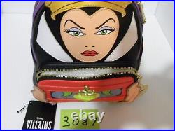 Loungefly Evil Queen Mini Backpack Disney Villains Snow White Lightly Used