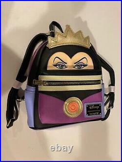 Loungefly Evil Queen Snow White and the Seven Dwarves Disney Mini Backpack -NWT