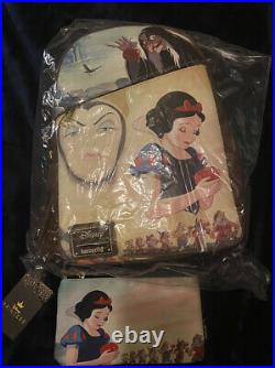 Loungefly Nwt Dec Snow White Evil Queen Backpack & Pouch