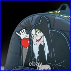 Loungefly Snow White Evil Queen Witch Cauldron Glow In Dark Backpack BNWT