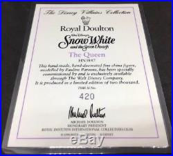 Ltd Ed Royal Doulton HN3847 Snow Whites Evil Queen Disney Villain Series