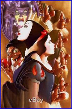 Magic Mirror Evil Queen Apple Snow White and the Seven Dwarfs Disney Fine Art
