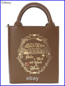 Maison de FLEUR x Disney VILLAINS Snow White Evil queen book shoulder bag Brown