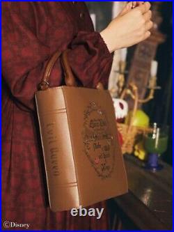 Maison de FLEUR x Disney VILLAINS Snow White Evil queen book shoulder bag Brown