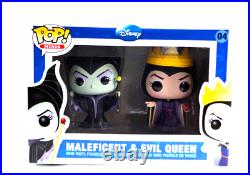 Maleficent & Evil Queen Disney Funko Pop Minis # 04 Vinyl Figures VAULTED