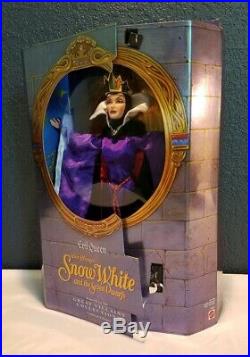Mattel Disney Snow White EVIL QUEEN Barbie Doll Limited Ed. Great Villians