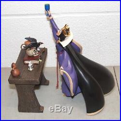 Mint! Rare! WDCC Snow White Evil Queen & Raven NOW BEGINS THY MAGIC SPELL