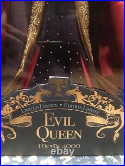 NEW Disney Evil Queen Doll Limited LE Fairytale Heirloom Snow White Villain RARE