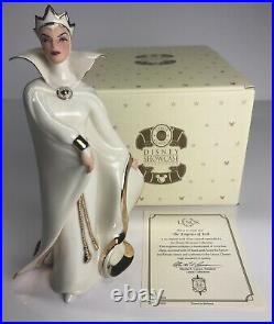 NEW Disney Lenox Box & COA The Empress of Evil, Snow White Evil Queen