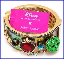 NEW Disney Parks X Betsey Johnson Snow White Evil Queen Cuff Bracelet