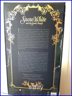 NEW Disney Store Evil Queen Doll 17 Limited LE Snow White Villain