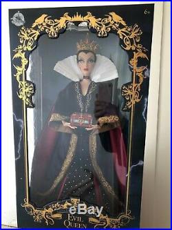 NEW Disney Store Evil Queen Snow White Prince Doll 17 Limited LE SET