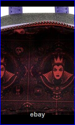 NEW Loungefly X Disney Villains Scene Evil Queen Apple Mini Backpack WDBK2489