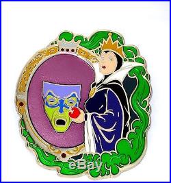NEW RARE LE 125 Disney PinEvil Queen Villain Diva Snow White Magic Mirror Apple