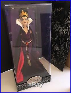 NIB Disney Store Limited Edition Snow White Evil Queen Designer Doll 7868/13000
