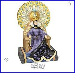 NIB Jim Shore Disney Evil Enthroned Snow White Evil Queen Figurine