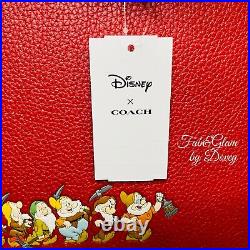 NWT Coach Disney City Tote Evil Queen Motif Snow White Seven Dwarfs CC162