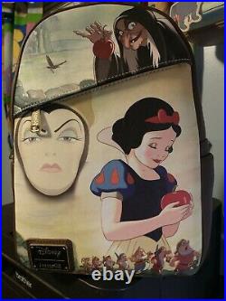 NWT Disney DEC PALM Snow White / Evil Queen Backpack By Loungefly