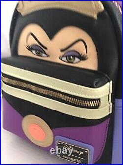 NWT Disney NEW Loungefly Mini Backpack Evil Queen from Snow White RARE HTF