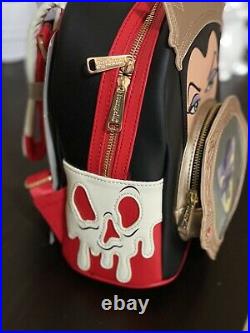 NWT Funkon 2021 Virtual Con Loungefly Snow White Evil Queen Mini Backpack