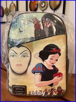 NWT Loungefly Snow White Mini Backpack PALM Exclusive -IN HAND! AWESOME RARE
