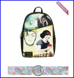 NWT Loungefly Snow White, Sleeping Beauty, Mermaid Exclusive 3 Backpack Set