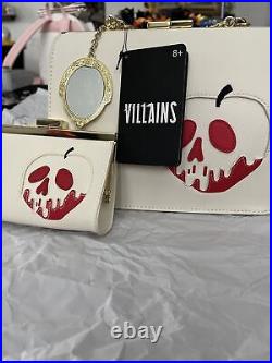 NWT Villains Just One Bite Apple Loungefly Snow White Evil Queen