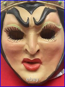 New 1981 Wicked Evil Queen Latex Halloween Mask By Cesar Snow White Character